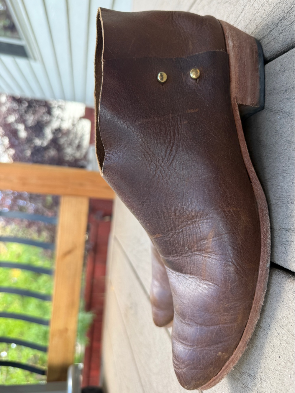 Sevilla Smith Women's Brown Leather Ankle Booties size 41
